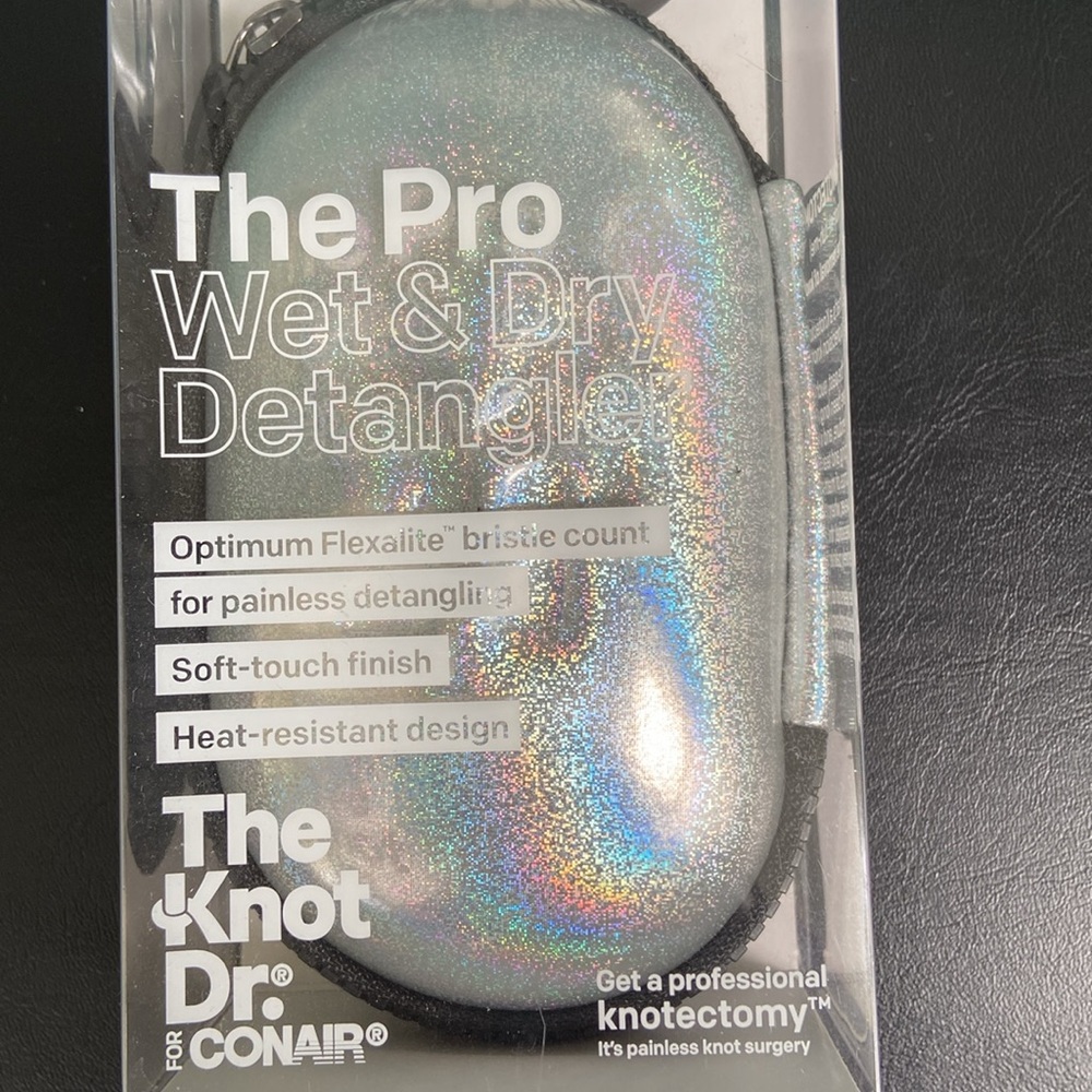 🌺Conair The Pro Detangling Wet- DryHairbrush W/ Case- The Knot Dr. for Conair - Picture 2 of 6